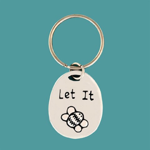 Let it Bee Quote Keychain (Boxed)