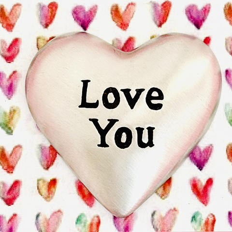 Love You Heart Token (BOXED)