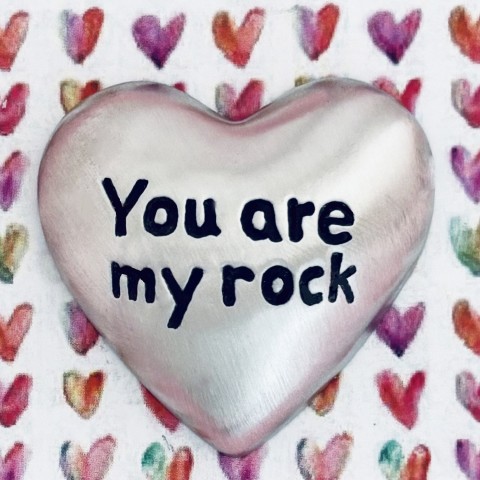 You Are My Rock Heart Token (BOXED)