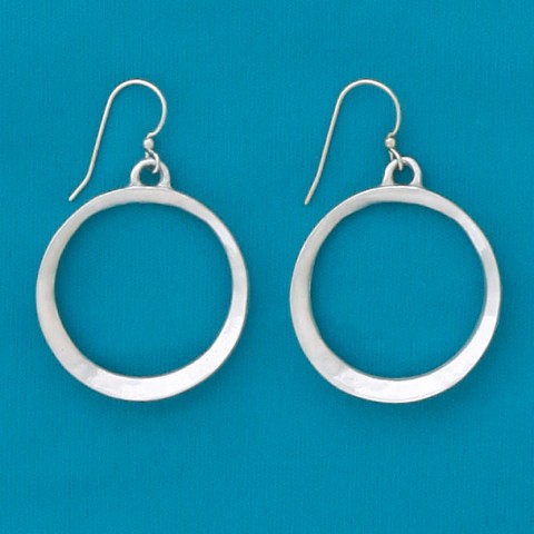 Indent Hoop Earrings  