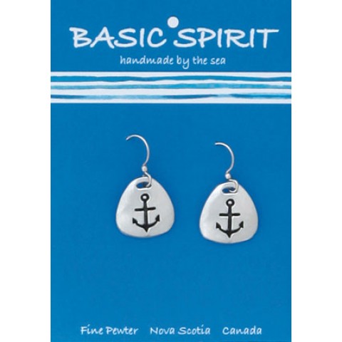 Triangle Anchor Earrings      