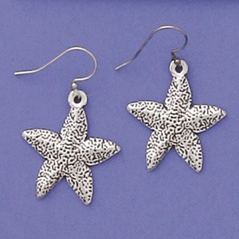 Med Starfish Earrings
