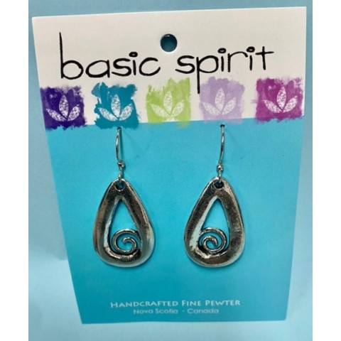 Spiral Drop Earrings      