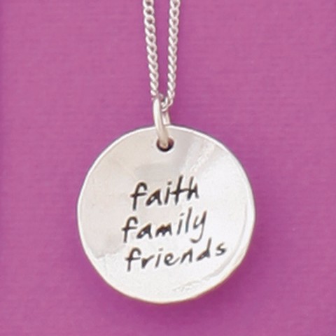 Faith Family Friends Necklace Chain