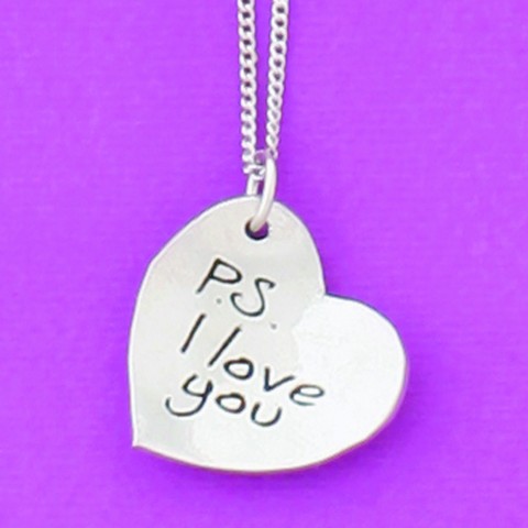 PS I Love You with Bead  18" Necklace 