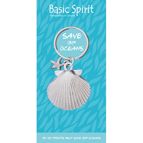 Shell Save Our Oceans Contribution Keychain