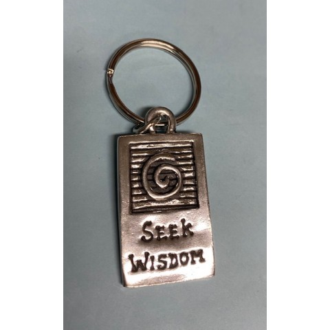 Seek Wisdom Keychain 