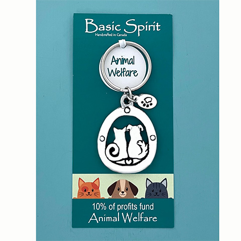 Cat & Dog Animal Welfare Keychain