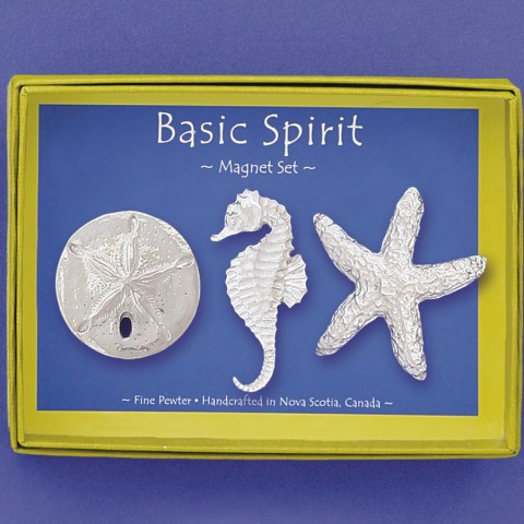 Sea Animals (seahorse, starfish, sanddollar) Med. Mag. Set