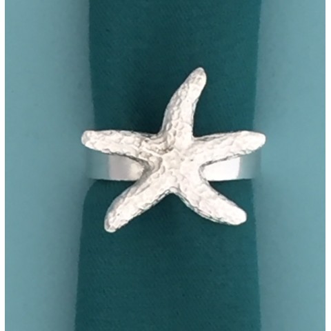 Starfish Napkin Ring Set (4pc)