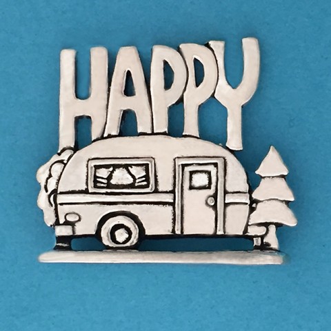 Happy Camper Tiny Plaque