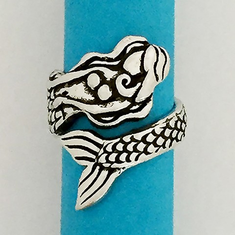 Mermaid Wrap Adjustable Ring