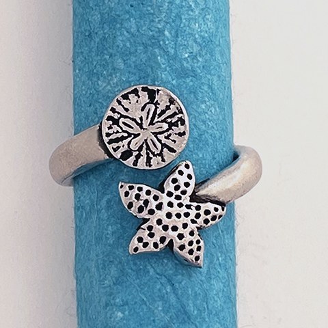 Starfish/Sanddollar Wrap Ring