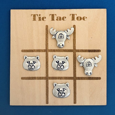 Tic Tac Toe Moose & Bear Travel Game