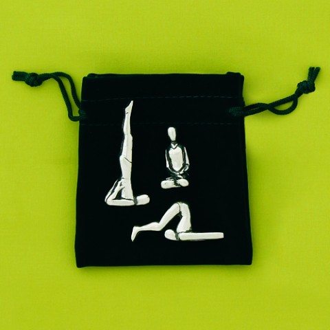 Mini Yoga- Set of 3 w / pouch Sculpture