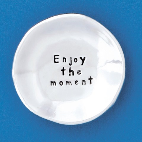 Enjoy the Moment Charm Bowl (boxed)