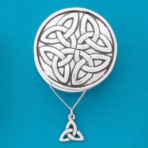 Celtic Wish Box w / Trinity Necklace