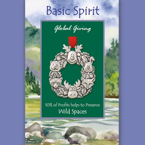 Animal Wreath Preserve Wild Spaces Global Giving Ornament