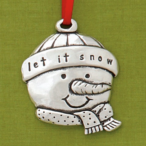 Snowman Jolly Ornament