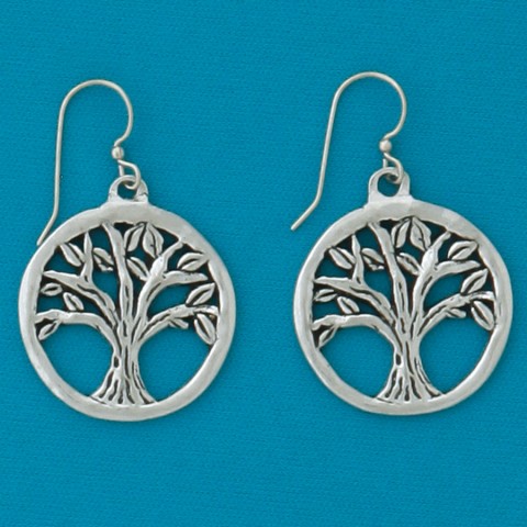 Circle Tree Earrings