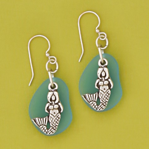 Mermaid Seaglass Earrings
