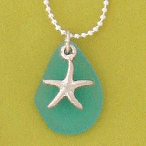 Seastar Seaglass Necklace