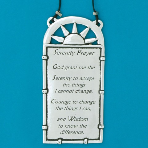 Serenity Prayer Hanging Plaque