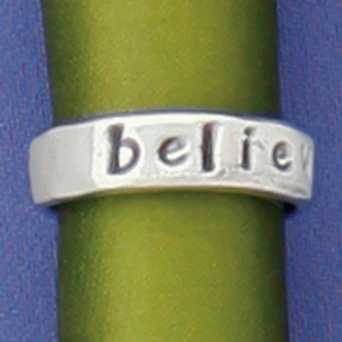 Believe Word Ring