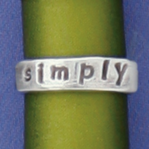 Live Simply Word Ring