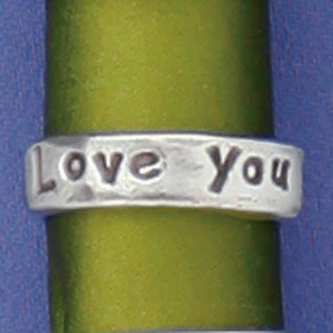 Love to Moon Word Ring