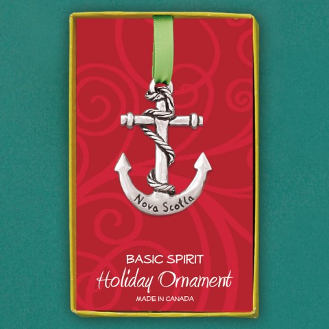 Nova Scotia Anchor Ornament (boxed)