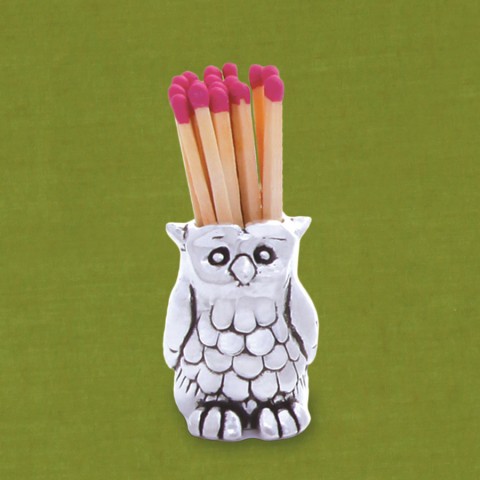 Owl Toothpick / Match Holder