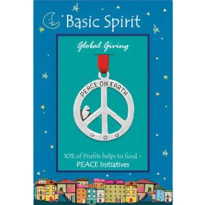 Peace Sign Peace Initiatives Global Giving Orn.