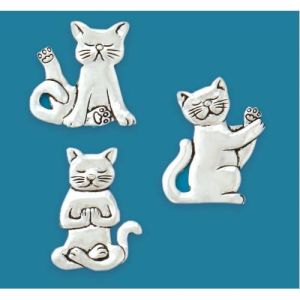 Yoga Cats Med. Magnet Set (BOXED)