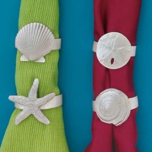 Seaside Napkin Ring Set
