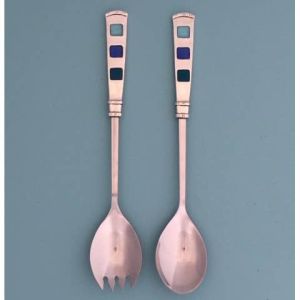 Seaview Salad Servers (Blues)