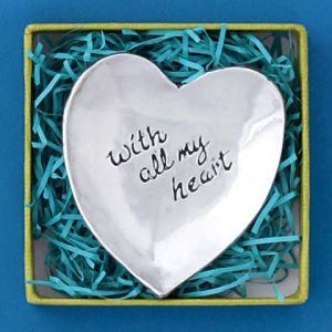 With all my Heart Lg Charm Bowl (BOXED)