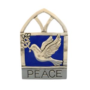 Dove Tealight w/Stained Glass