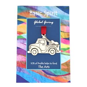 Truck w/ Guitar The Arts Global Ornament