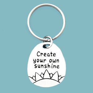 Create Sunshine Quote Keychain (BOXED)