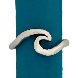 Wave Ring (Size 6 ) 