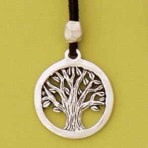 Tree Suede Cord Necklace
