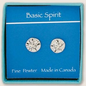 Sanddollar Stud Earrings (BOXED)