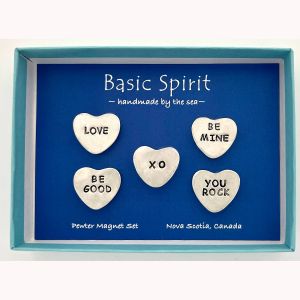 Candy Hearts Magnet Set
