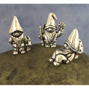 3 pc. Gnome Miniature Set w/Pouch