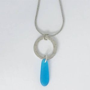 Circle Teardrop Necklace