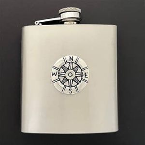 Compass Flask (6 oz)