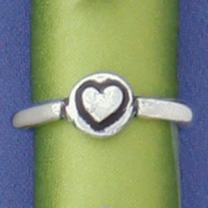 Heart Circle Ring