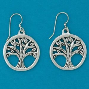 Circle Tree Earrings
