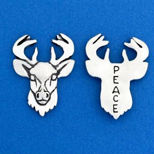 Deer Head Shape/Peace Coin